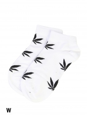 Unisex Leaves Pattern Ankle Socks